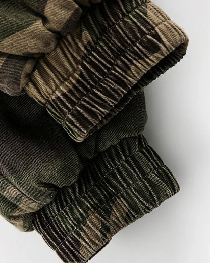 Fleecegefütterte Camouflage-Jacke