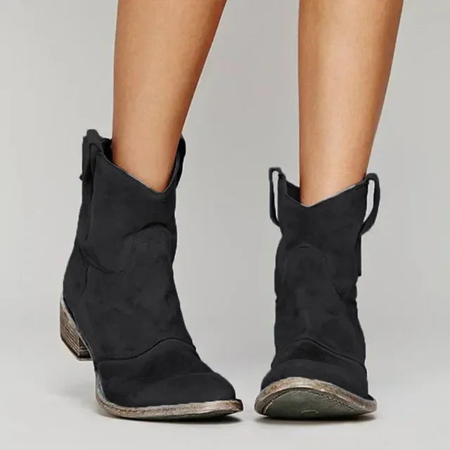 Kamelie | Stylische Cowboy-Stiefel