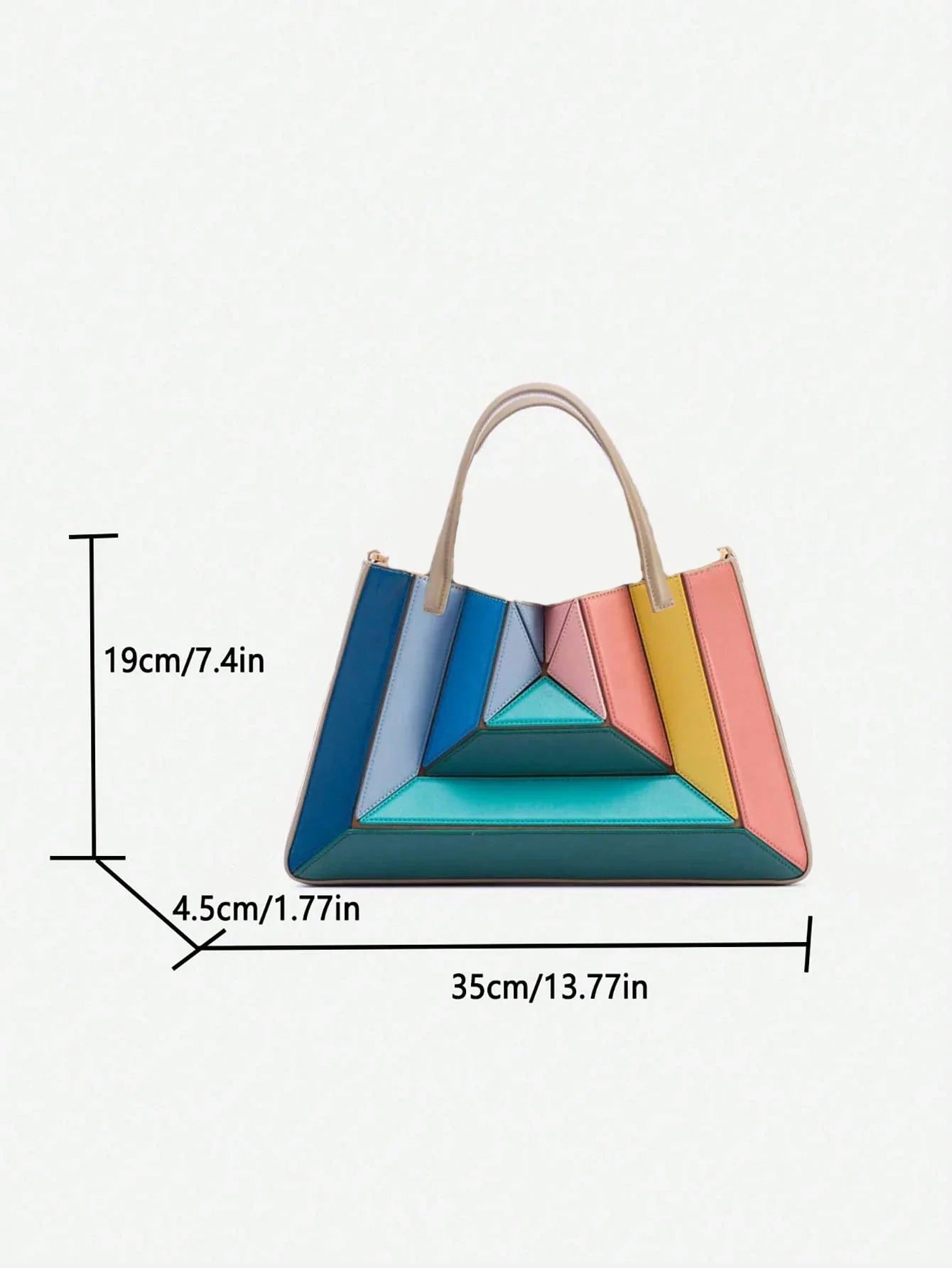 Amber-Farben-Blocktasche