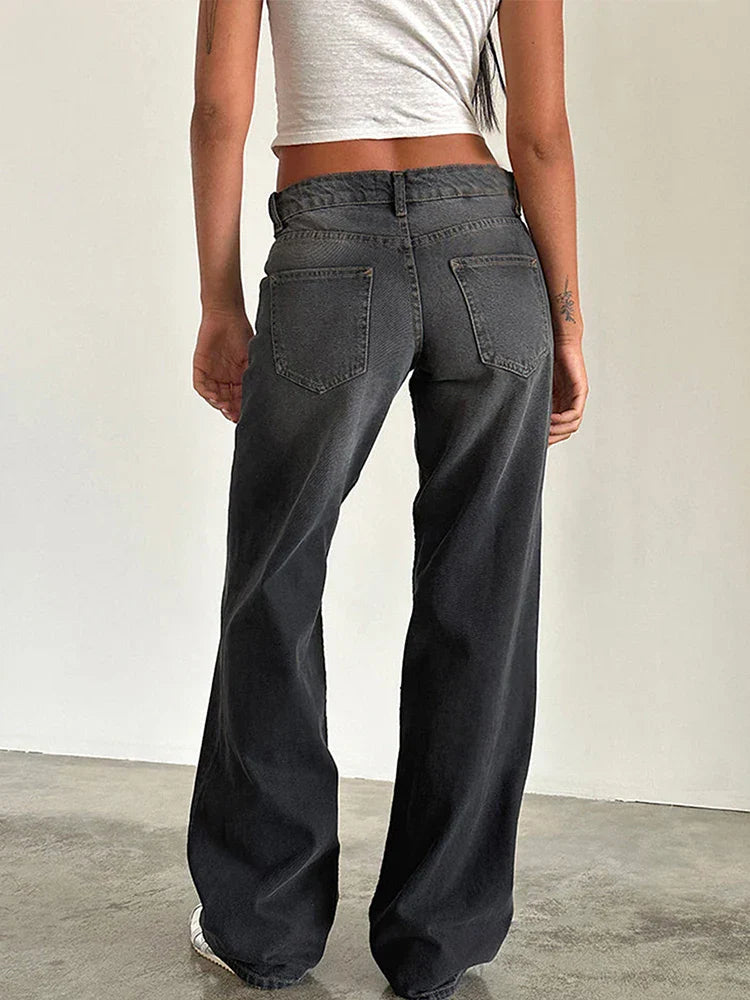SYLVAINE™ – Vintage Lässige Baggy-Jeans