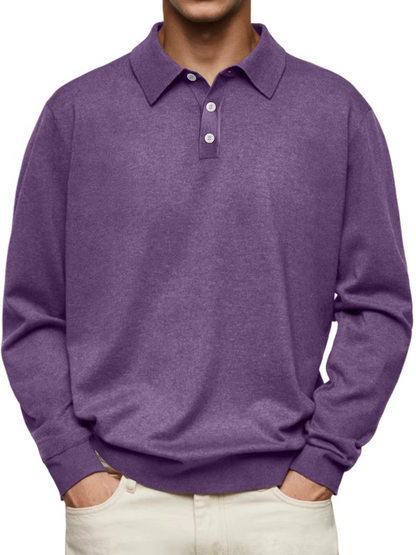 Aiden | Long Sleeve Polo