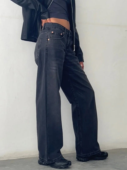 SYLVAINE™ – Vintage Lässige Baggy-Jeans