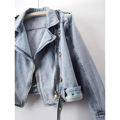 Sofia Amoretti Cropped Denim Jacke