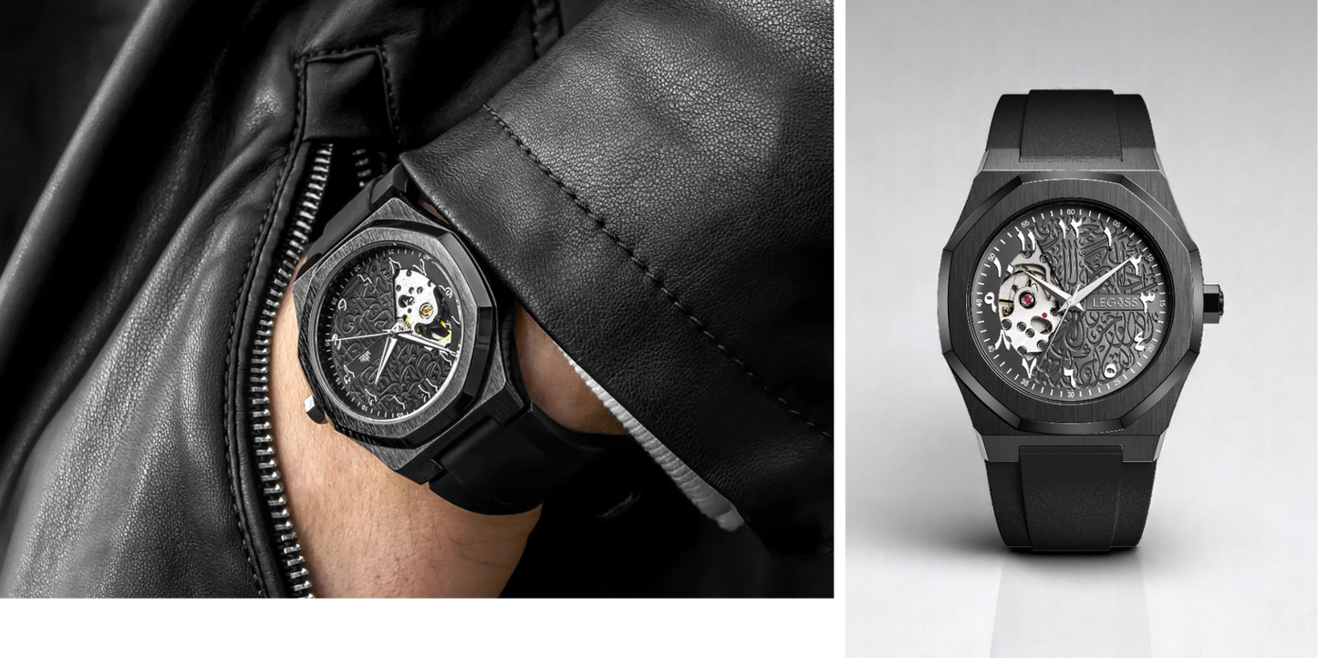 LEGOSS Uhr Blaue Edition Arabische Zahlen