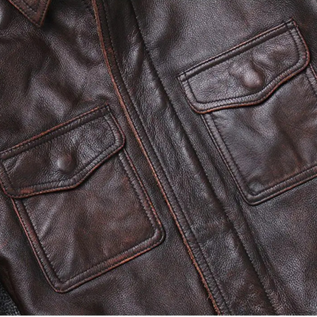 Rogue Haven Echtes Lederjacke
