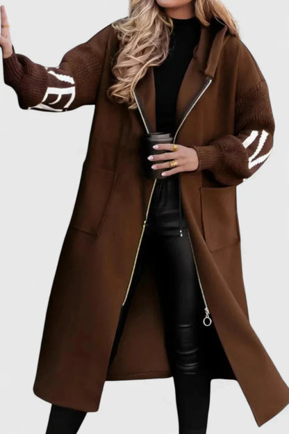 Vaye | Eleganter Kapuzenmantel