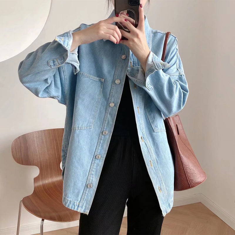 Valentina Rossi Gewaschene Denimjacke