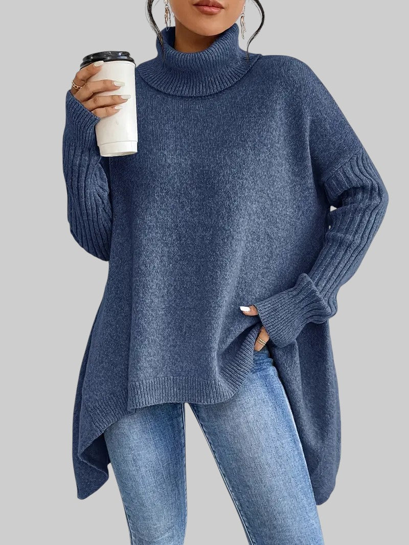 BOHUMILA | LANGÄRMELIGER ROLLKRAGEN-PULLOVER