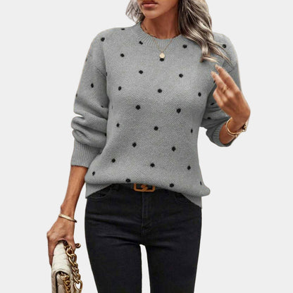 Lomari |  Polka Dot Knitted Sweater