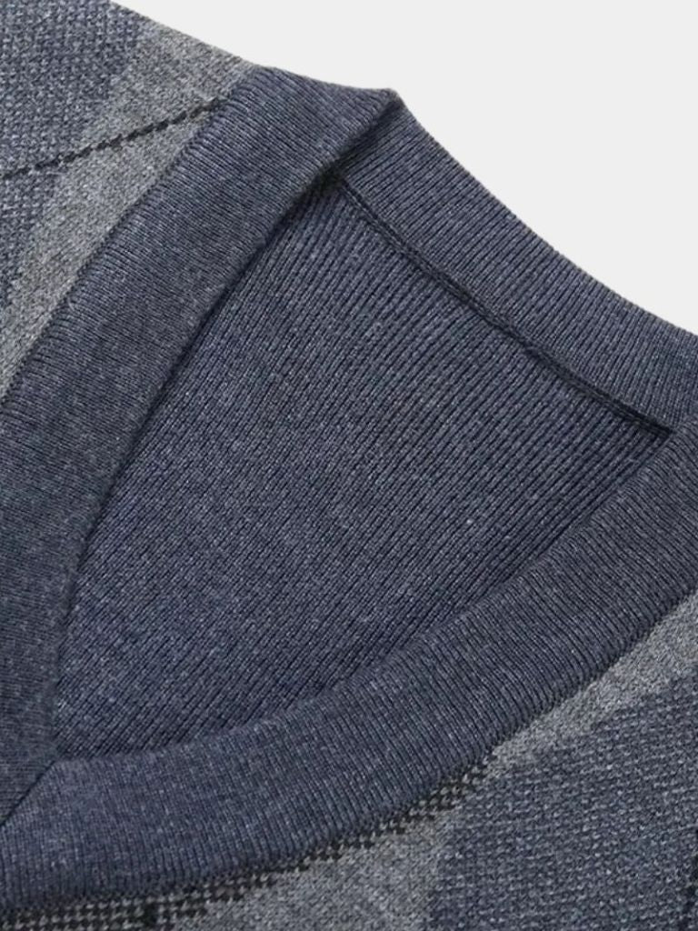 Akademische Essential-Strickweste – Cross & Crown