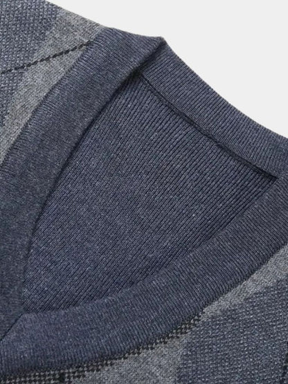 Akademische Essential-Strickweste – Cross & Crown