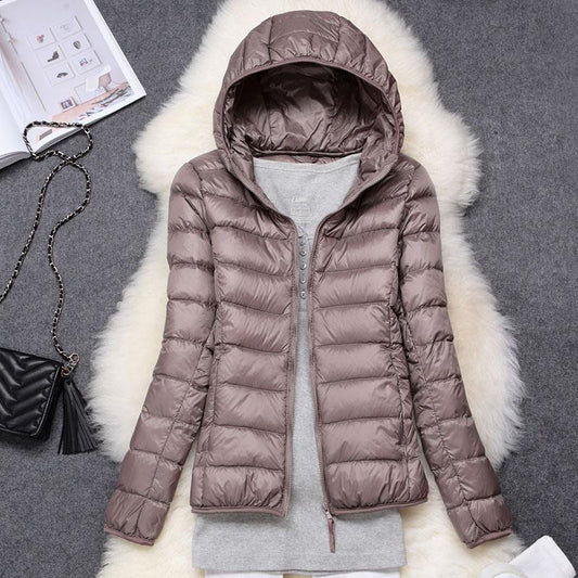 Kaia | Leichte Kapuzen-Pufferjacke