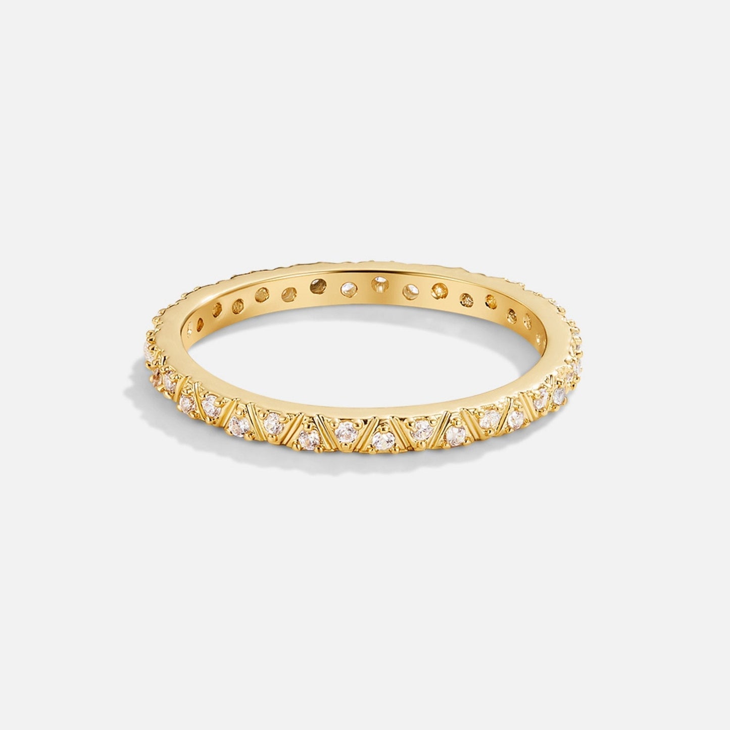 Bague Arquette en or et cristal