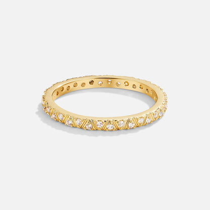 Bague Arquette en or et cristal