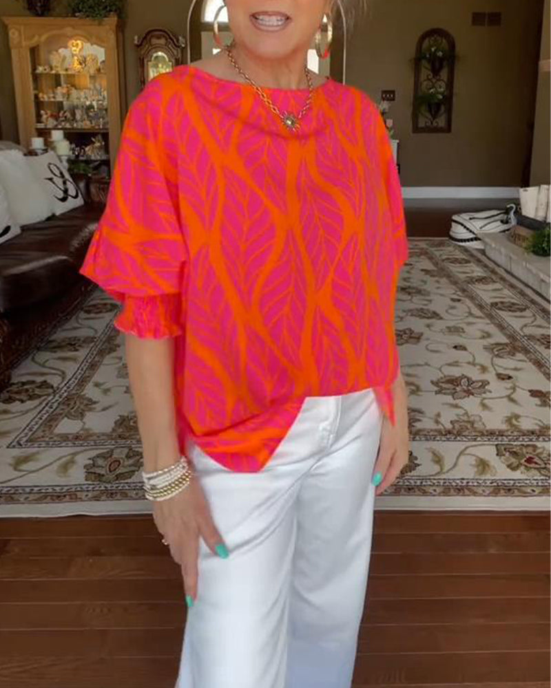 Zynelle™ | Locker geschnittene Printbluse