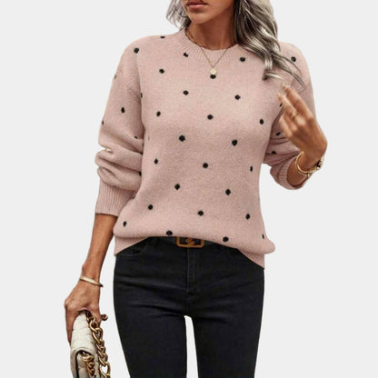 Lomari |  Polka Dot Knitted Sweater
