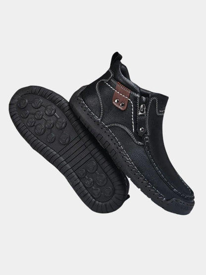 Brave Lederstiefel - Kreuz & Krone