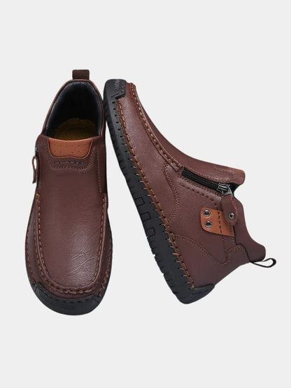 Brave Lederstiefel - Kreuz & Krone