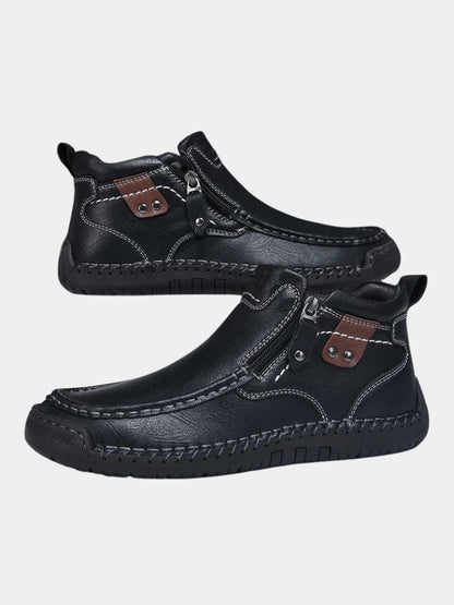 Brave Lederstiefel - Kreuz & Krone