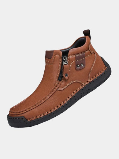 Brave Lederstiefel - Kreuz & Krone