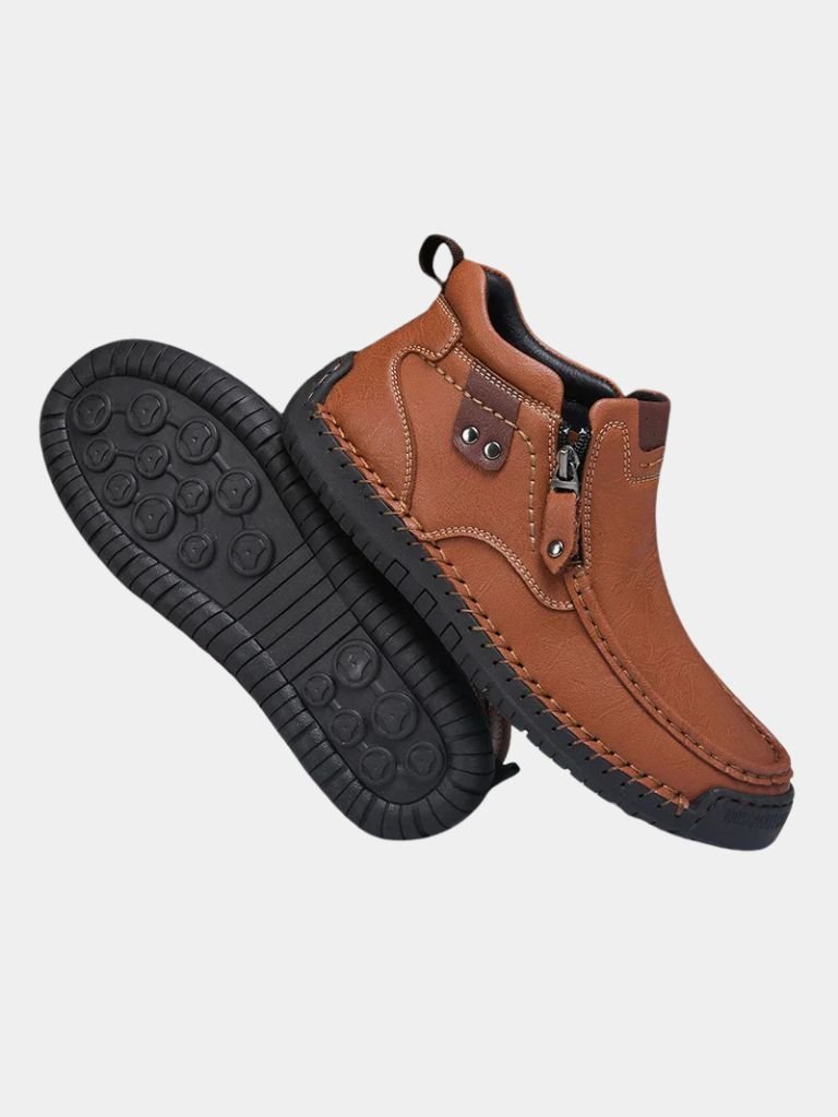 Brave Lederstiefel - Kreuz & Krone