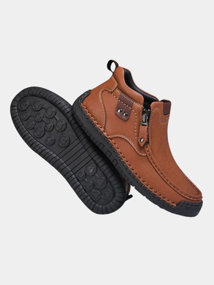 Brave Lederstiefel - Kreuz & Krone