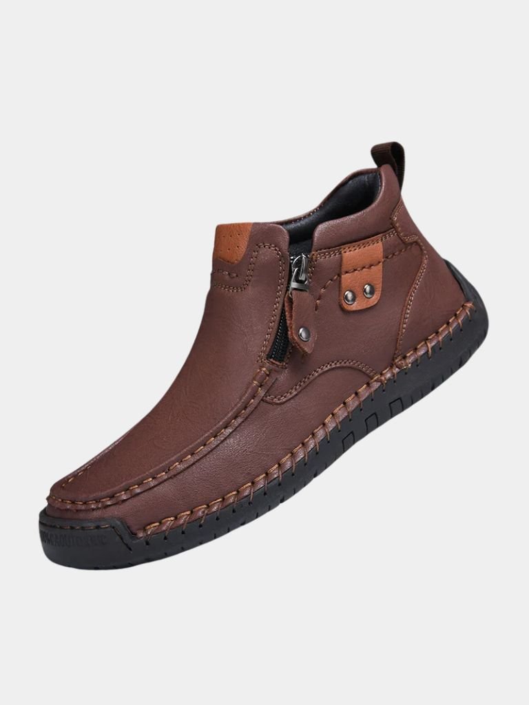 Brave Lederstiefel - Kreuz & Krone