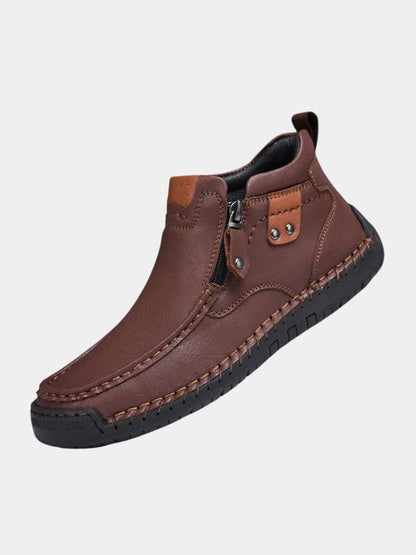 Brave Lederstiefel - Kreuz & Krone