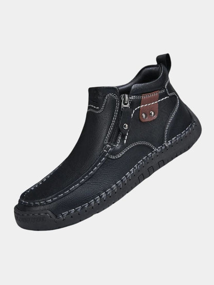 Brave Lederstiefel - Kreuz & Krone