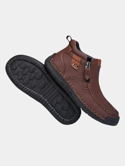 Brave Lederstiefel - Kreuz & Krone