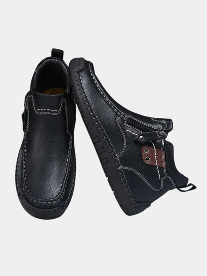 Brave Lederstiefel - Kreuz & Krone