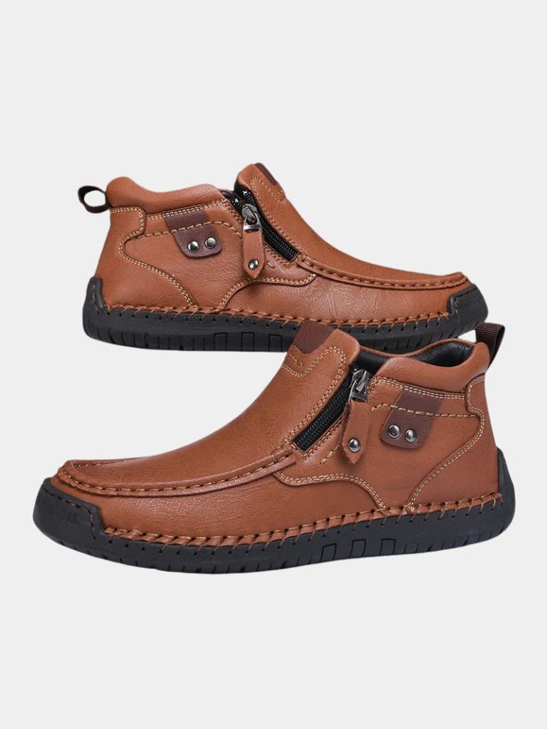 Brave Lederstiefel - Kreuz & Krone