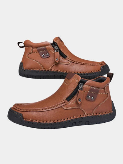 Brave Lederstiefel - Kreuz & Krone