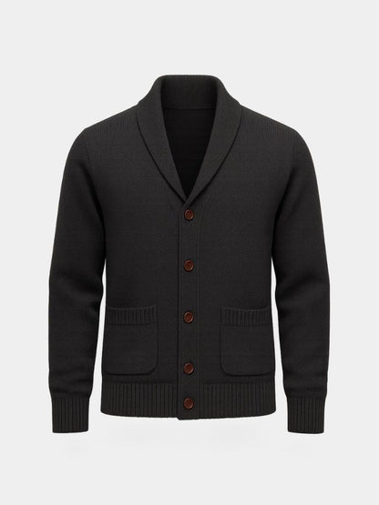 Britischer Strickcardigan – Cross & Crown