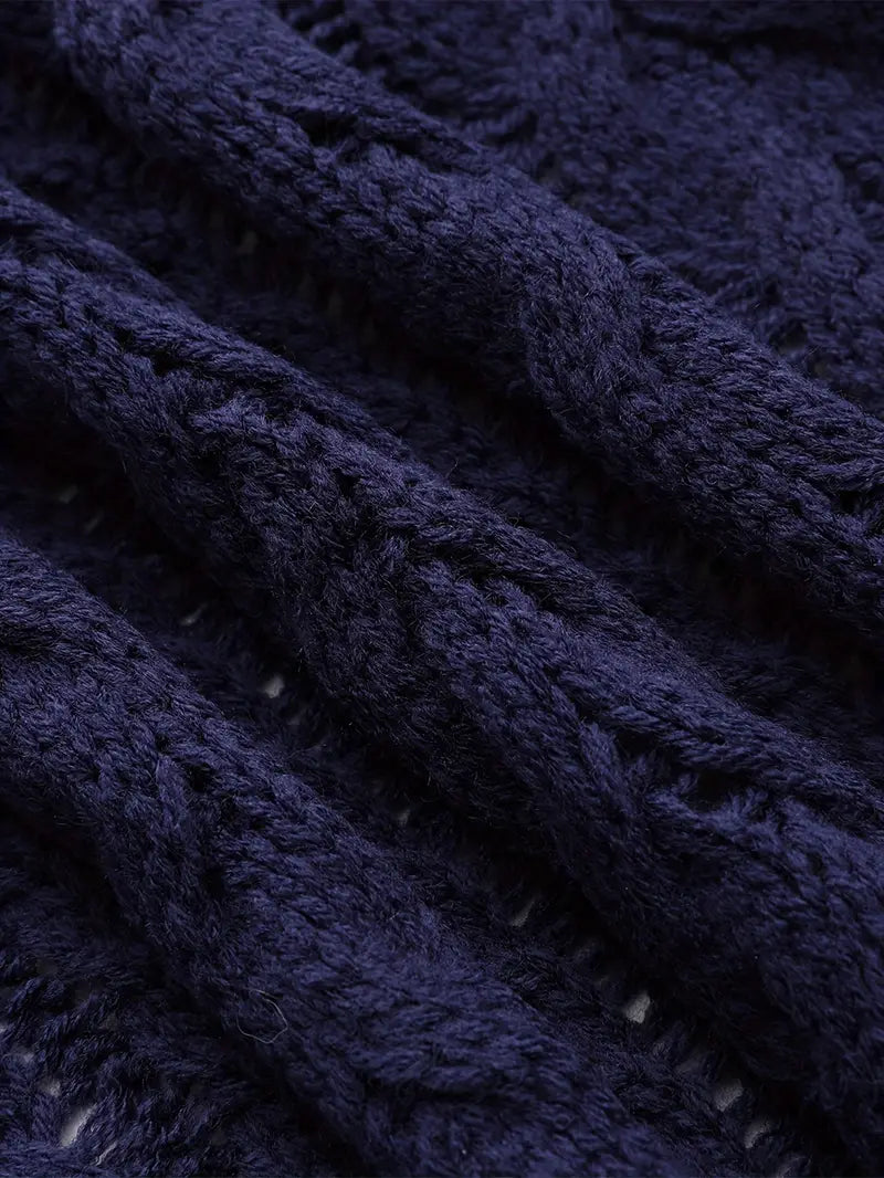 ELYRA™ | V-Ausschnitt Strickjacke