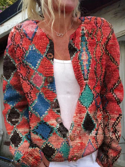 FLORA™ - Vintage Floral Cardigan