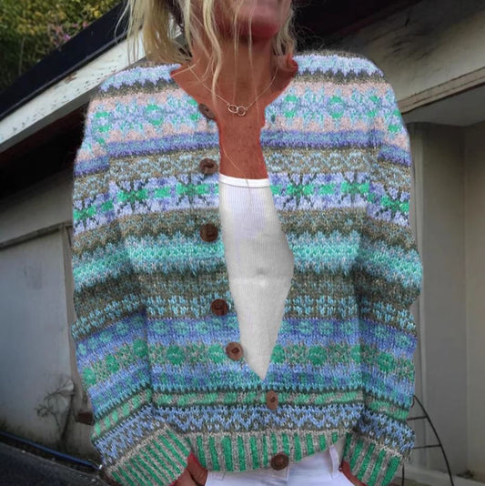 Lotte™ – Leichter Cardigan mit verspieltem Print