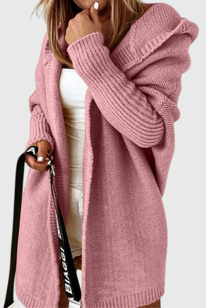 Lovisa Übergroßer Strickcardigan mit Kapuze