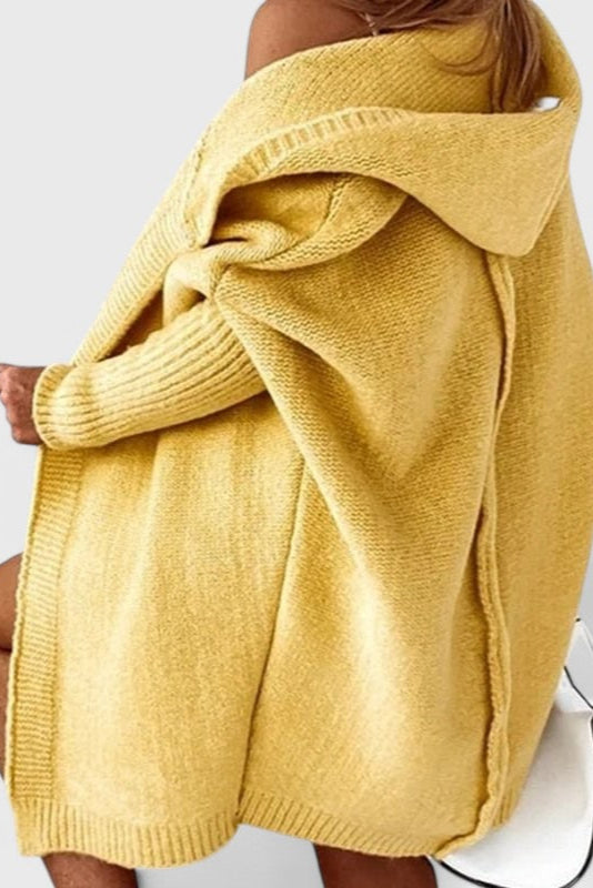 Lovisa Übergroßer Strickcardigan mit Kapuze