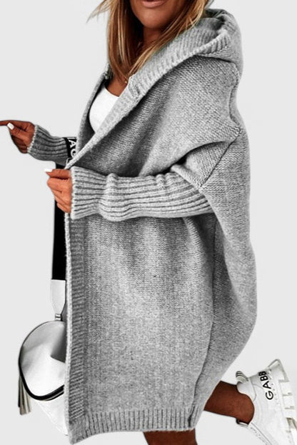 Lovisa Übergroßer Strickcardigan mit Kapuze