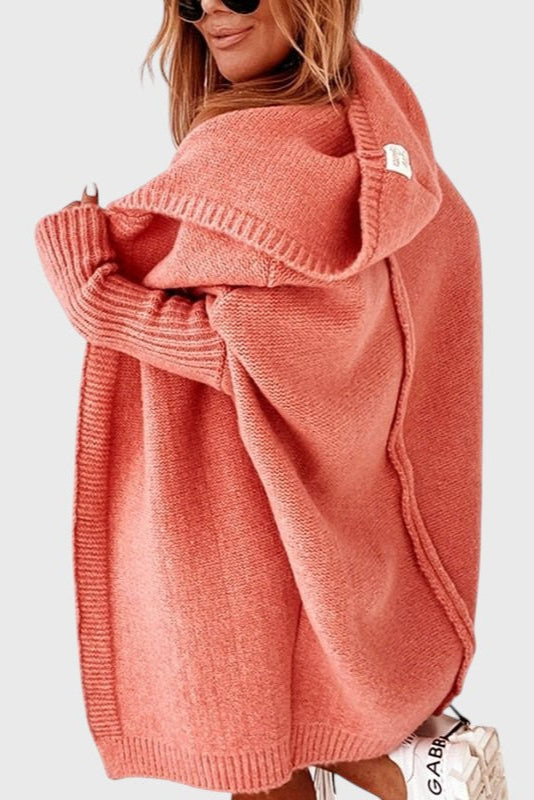 Lovisa Übergroßer Strickcardigan mit Kapuze