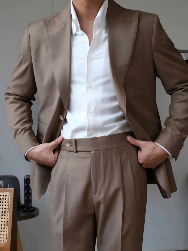 Klassische Genova Sidetab-Hosen - Cross & Crown