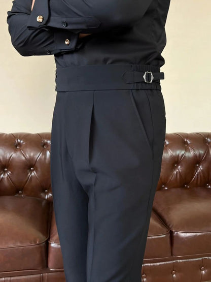 Klassische Italia Seitentaschen Elastische Hose - Cross & Crown