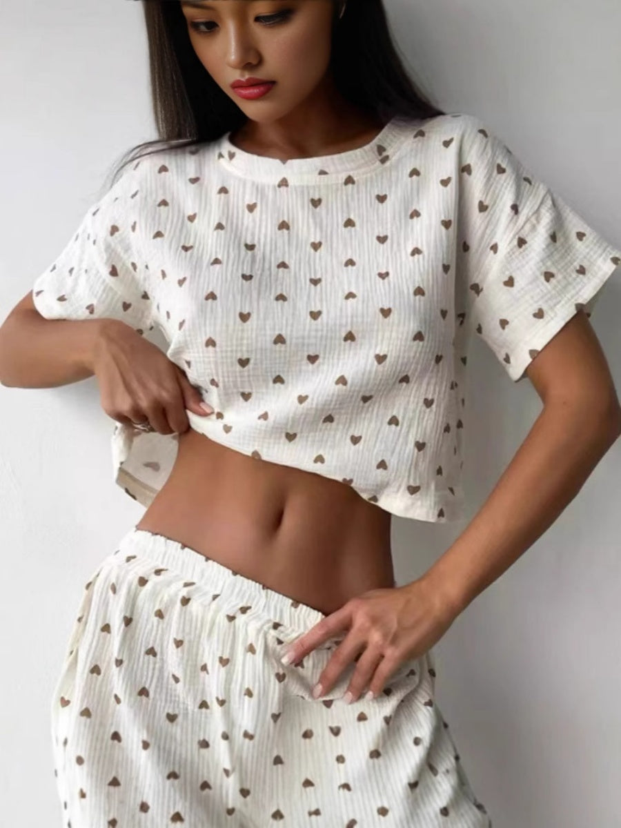 Liber Spring Damen Gaze Liebe Nachtwäsche