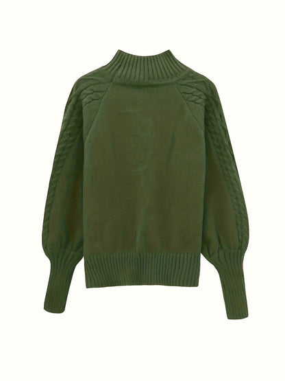 Linnea™ | Eleganter Pullover mit Zopfmuster