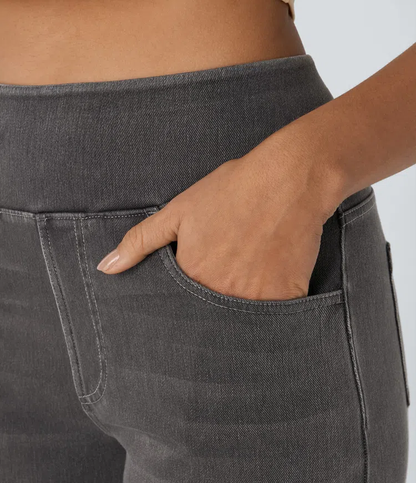 SOLÈNE™ - Entspannte Passform Weite Jeans