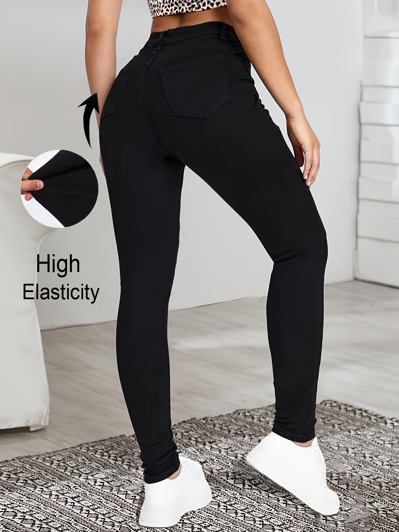 LISETTE™ - Elegante High-Waist Skinny Jeans
