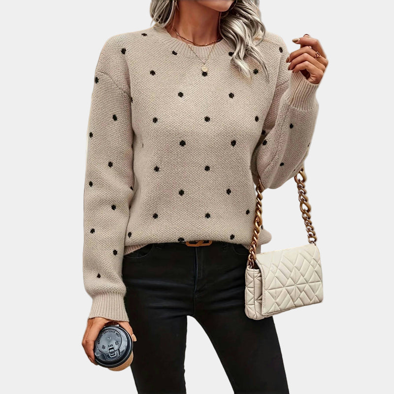 Lomari |  Polka Dot Knitted Sweater
