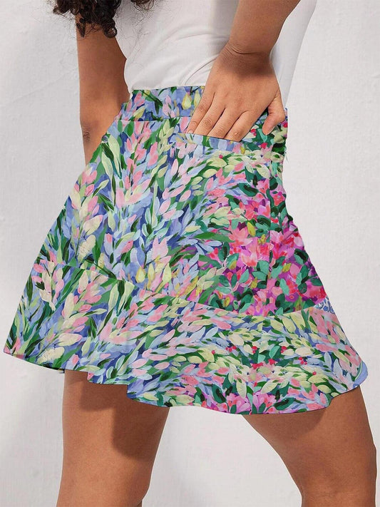 Botanische Energie 17 Zoll Rüschenshorts UPF50+