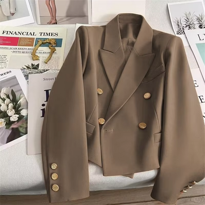 Sophia™ – Moderner Cropped Blazer